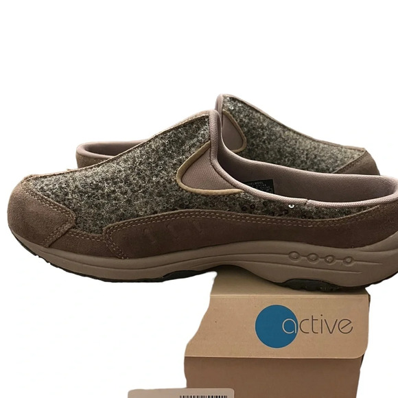 Easy Spirit women’s estravel wool med gray comb slip on sz 7.5 NIB - Picture 3 of 4